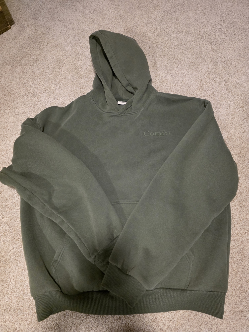 Men's Olive Green Hoodie Sweatshirt